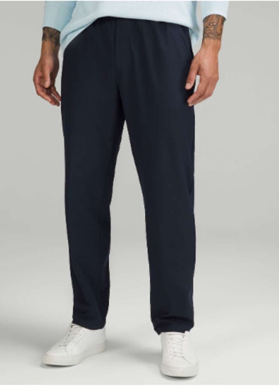 Lululemon ABC Pull On Pant Mens Large True Navy Stretch Tapered Casual